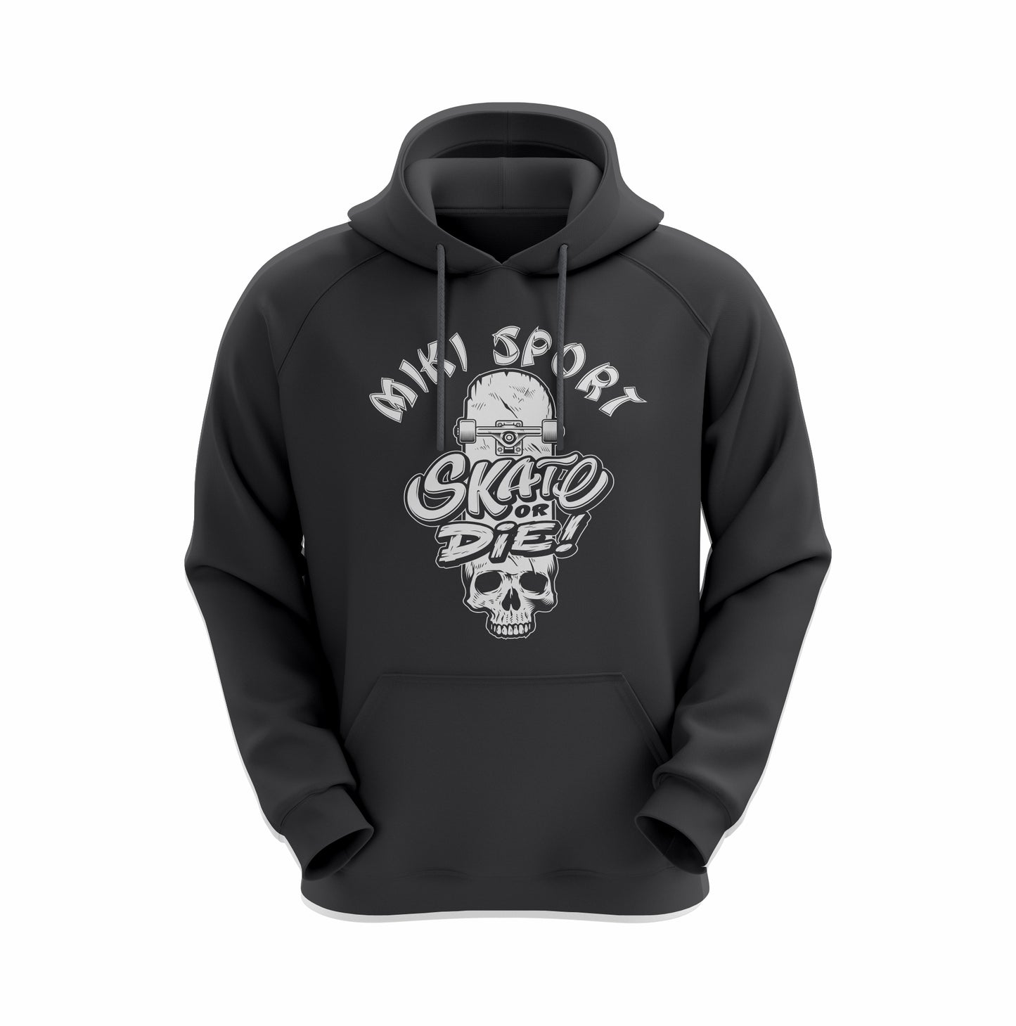“Miki Sport Street Grind – Skate or Die Hoodie”