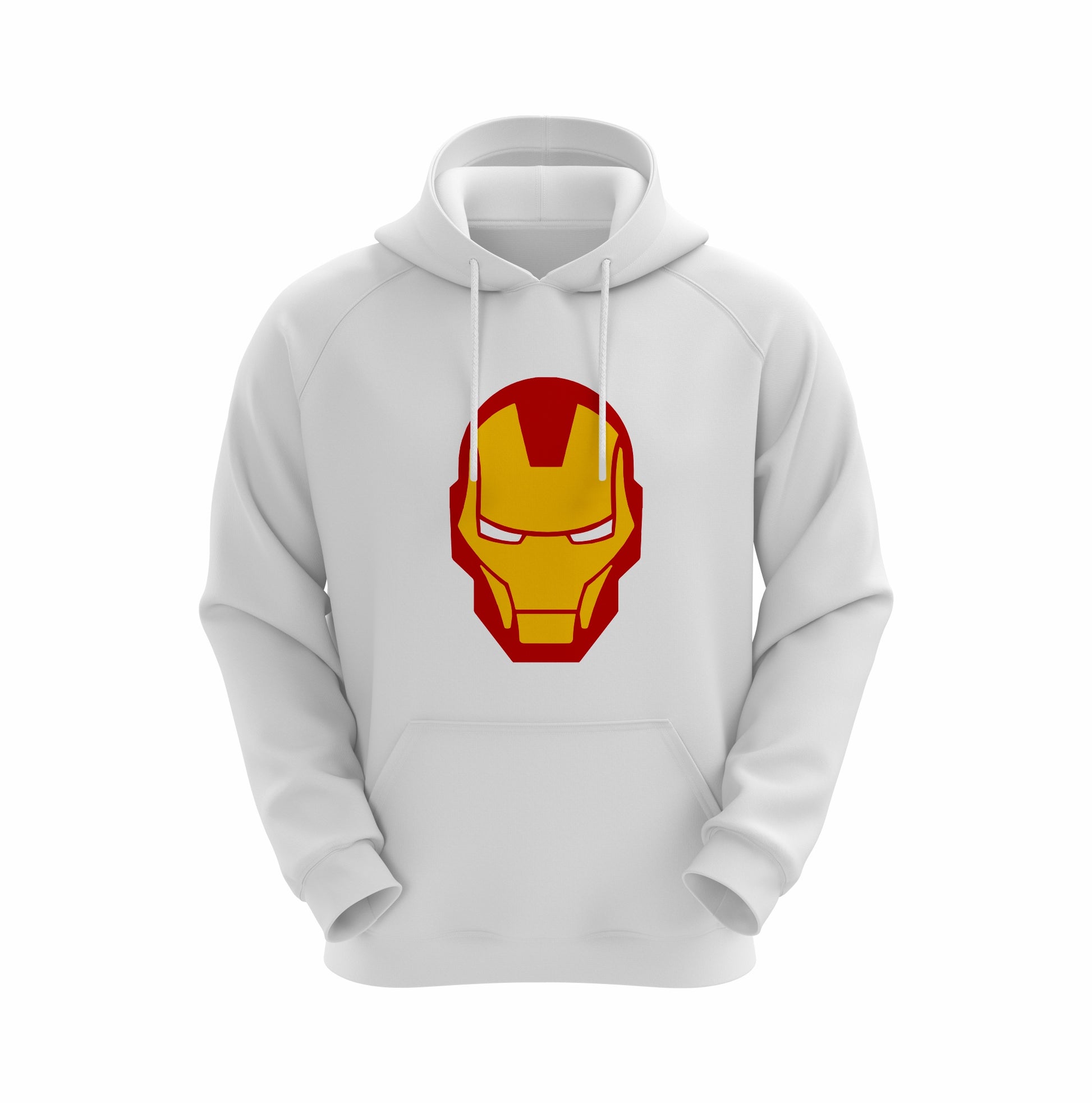 Miki Sport Classic Cotton Fleece Hoodie – Pure White