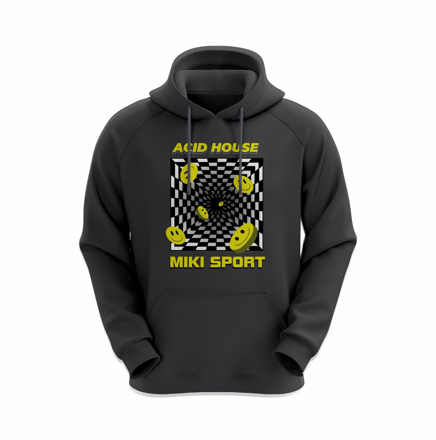 Miki Sport 3D Smiley Hoodie – Stay Happy in Style