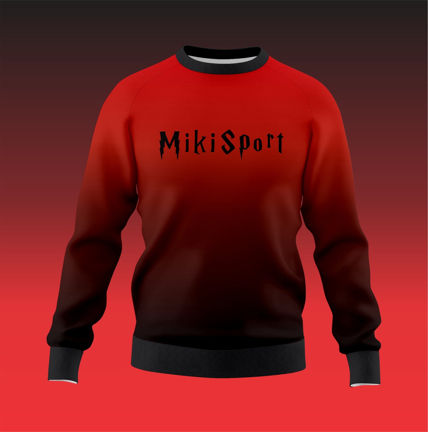 Miki Sport Red & Black Fade Collection — Bold Colours, Fierce Energy